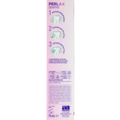 PERLAX DENTIFRICIO SENSITIVE 3X WHITE CARE SBIANCANTE PROTETTIVO CON ACIDO IALURONICO 75 ML