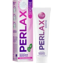 PERLAX DENTIFRICIO SENSITIVE 3X WHITE CARE SBIANCANTE PROTETTIVO CON ACIDO IALURONICO 75 ML
