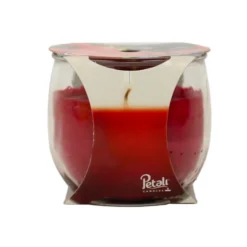 PETALI CANDELA PROFUMA AMBIENTE 30H FRAGRANZA FRUTTI ROSSI 120 GRAMMI VASETTO IN VETRO