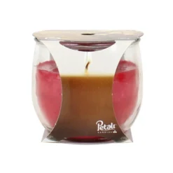PETALI CANDELA PROFUMA AMBIENTE 30H FRAGRANZA CANNELLA 120 GRAMMI VASETTO IN VETRO