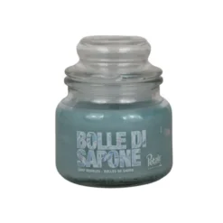 PETALI CANDELA PROFUMATA BOLLE DI SAPONE 25H ZUCCHERIERA PICCOLA