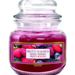 PETALI CANDELA PROFUMATA FRUTTI ROSSI 25H ZUCCHERIERA PICCOLA