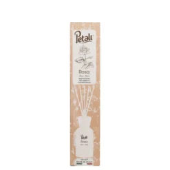 PETALI PROFUMATORE PER AMBIENTI DIFFUSORE CON BASTONCINI FRAGRANZA ROSA 100 ML
