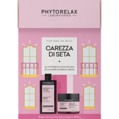 PHYTORELAX CONFEZIONE CAREZZA DI SETA MANDORLA BAGNODOCCIA LENITIVA 250 ML + BURRO CORPO 250 ML