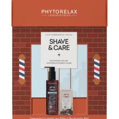 PHYTORELAX CONFEZIONE SHAVE & CARE UOMO DETERGENTEE 2 IN 1 VISO E BARBA 200 ML + OLIO DA BARBA 30 ML