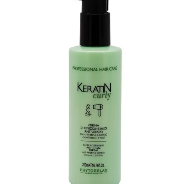 PHYTORELAX KERATIN CURLY CREMA DEFINIZIONE RICCI ANTICRESPO 200 ML