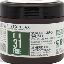 PHYTORELAX OLIO 31 ERBE SCRUB CORPO SALINO VASO 500 grammi