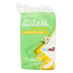 PIUME ASSORBENTI COTONE DISTESO 12 PEZZI