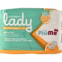 PIUME ASSORBENTI LADY EXTRA 10 PEZZI DISPOSITIVO MEDICO CE CL1