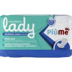 PIUME ASSORBENTI LADY NORMAL 12 PEZZI DISPOSITIVO MEDICO CE CL1