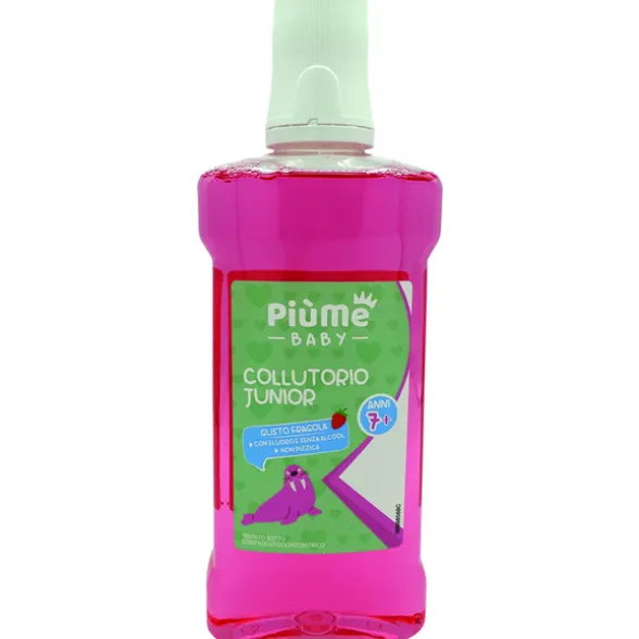 PIUME BABY COLLUTORIO JUNIOR ANNI 7+ GUSTO FRAGOLA 500 ML