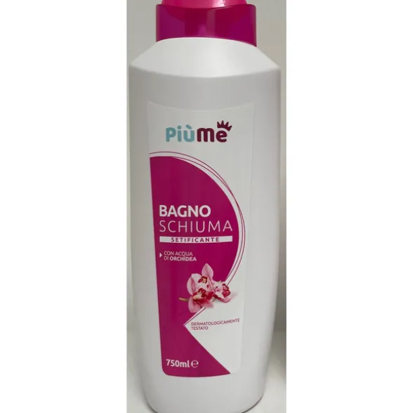PIUME BAGNOSCHIUMA SETIFICANTE CON ACQUA DI ORCHIDEA 750 ML