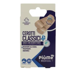 PIUME CEROTTI COLOR PELLE GARZA DISINFETTANTE 20 PEZZI FORMATO MEDIO