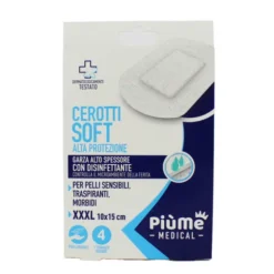 PIUME CEROTTI IN TNT BIANCO 4 PZ CM 10x15