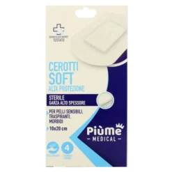 PIUME CEROTTI IN TNT BIANCO 4 PZ XXXXL CM 10x20