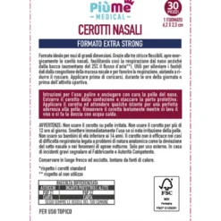 PIUME CEROTTI NASALI FORMATO EXTRA STRONG 30 PEZZI