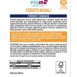 PIUME CEROTTI NASALI FORMATO STANDARD 30 PEZZI