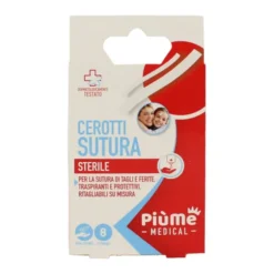PIUME CEROTTI SPECIALI SUTURA 8 PZ 2 FORMATI