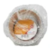 PIUME CONTENITORE IN ALLUMINIO CREME CARAMEL 10 PZ