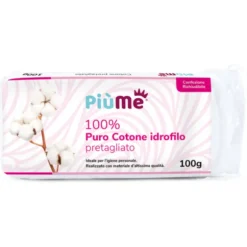 PIUME COTONE IDROFILO 100% PURO PRETAGLIATO BUSTA 100 grammi
