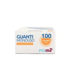 PIUME GUANTI IN LATTICE USA & GETTA 100 PEZZI MISURA M/L