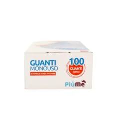 PIUME GUANTI IN NITRILE USA & GETTA 100 PEZZI MISURA M/L