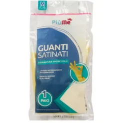 PIUME GUANTI SATINATI MISURA M 7-7,5