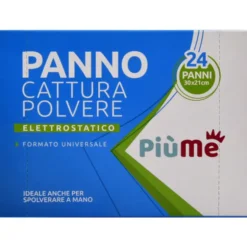 PIUME PANNO CATTURA POLVERE ELETTROSTATICO CM 30x21 24 PZ
