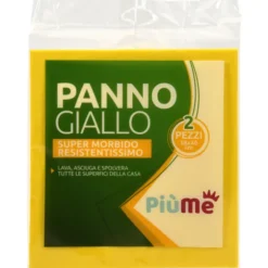 PIUME PANNO GIALLO CM 38x40 2 PZ