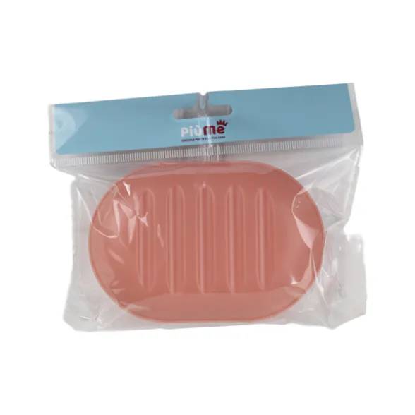 PIUME PORTA SAPONE ROSA 15x11 CENTIMETRI