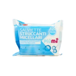 PIUME SALVIETTE STRUCCANTI ACQUA MICELLARE CON OLIO DI MANDORLE DOLCI E BISABOLOLO 20 PZ