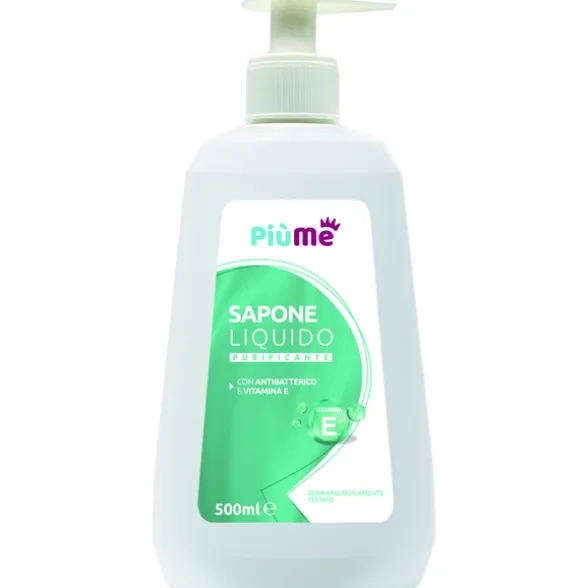 PIUME SAPONE LIQUIDO PURIFICANTE CON ANTIBATTERICO e VITAMONA E 500 ML