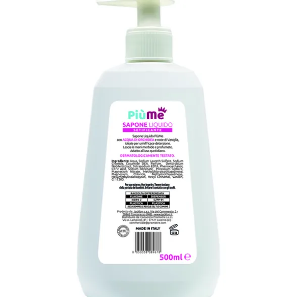 PIUME SAPONE LIQUIDO SETIFICANTE CON ACQUA DI ORCHIDEA 500 ML