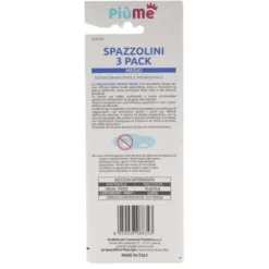 PIUME SPAZZOLINO DA DENTI MEDIO 3 PEZZI