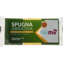 PIUME SPUGNA ABRASIVA CELLULOSA + FIBRA 2+1 PZ