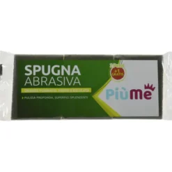 PIUME SPUGNA ABRASIVA GRANDE FORMATO FORTE E DELUCATA 2+1 PZ