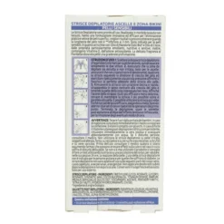 PIUME STRISCE DEPILATORIE ASCELLE e BIKINI CON OLIO DI MANDORLE DOLCI BIO & VITAMINA A PELLI SENSIBILI 16 PZ