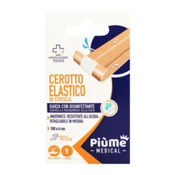 PIUME STRISCIA TESSUTO ELASTICO CM 100x6 COLOR PELLE