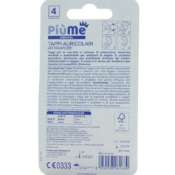 PIUME TAPPI MORBIDI ANTIRUMORE 4 PZ BLISTER
