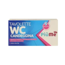 PIUME TAVOLETTA SOLIDA WC CANDEGGINA 2 PEZZI PER 40 GRAMMI