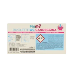 PIUME TAVOLETTA SOLIDA WC CANDEGGINA 2 PEZZI PER 40 GRAMMI