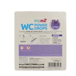 PIUME TAVOLETTA WC 5 AZIONI LAVANDA 1 PEZZO 55 GRAMMI