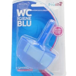 PIUME TAVOLETTA WC CANDEGGINA IGIENE BLU 1 PEZZO 40 GRAMMI