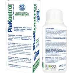 PLAKKONTROL PROFESSIONAL COLLUTORIO GENGIEVE e CAVO ORALE SENZA ALCOOL TRATTAMENTO DI MANTENIMENTO 250 ML