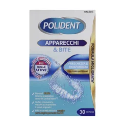 POLIDENT APPARECCHI & BITE 30 COMPRESSE