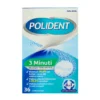 POLIDENT 3 MINUTI PULITORE PROTESI DENTALI 36 TABS