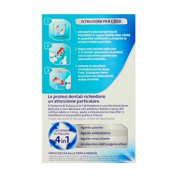 POLIDENT 3 MINUTI PULITORE PROTESI DENTALI 36 TABS