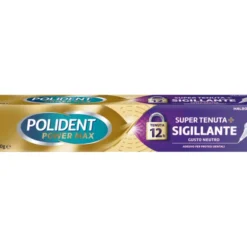 POLIDENT POWER MAX ADESIVO PROTESI SIGILLANTE TENUTA 12 ORE 70 grammi