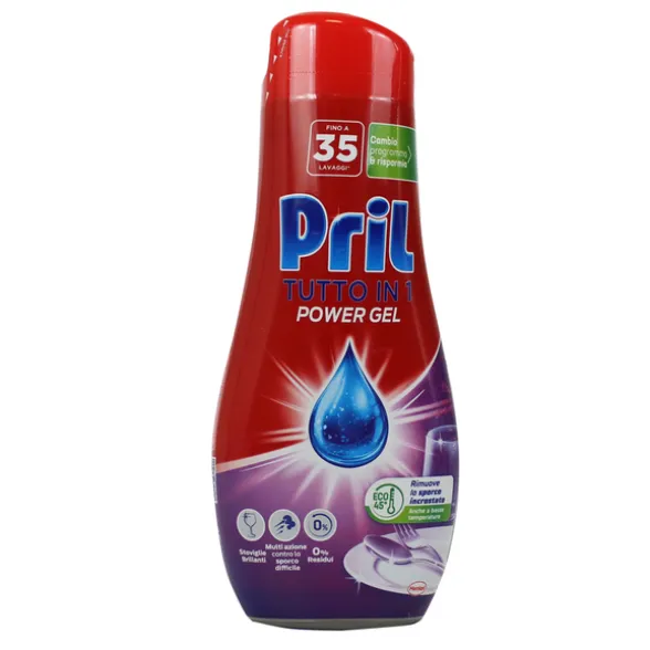 PRIL LAVASTOVIGLIE POWER GEL TUTTO IN 1 CLASSICO 35 LAVAGGI 630 ML