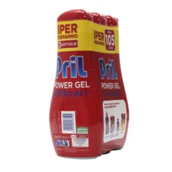 PRIL LAVASTOVIGLIE POWER GEL TUTTOin1 LIMONE & LIME 630 ML 3 PEZZI DA 35 LAVAGGI 1890 ML